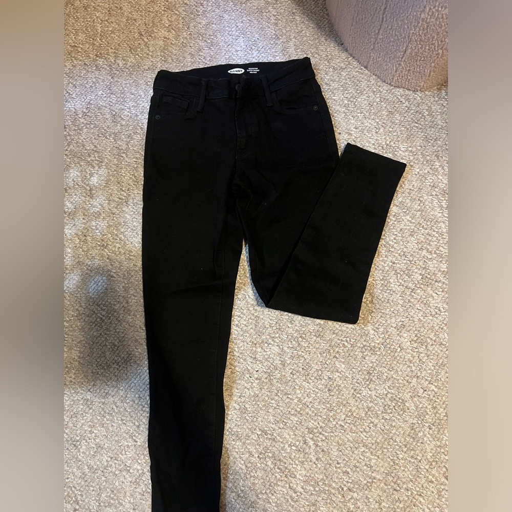 Old Navy rockstar super skinny mid-rise jeans